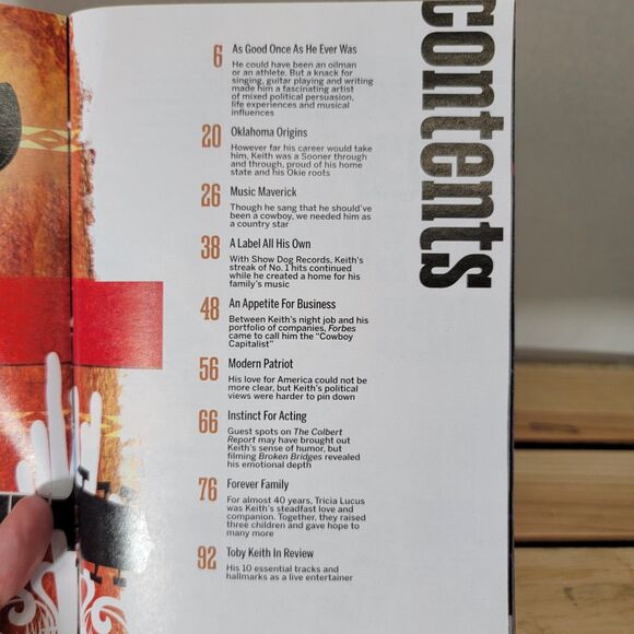 MINI-MAGAZINE Toby Keith: An American Patriot 1961-2024 Spc. Tribute Issue - NEW - Picture 2 of 4